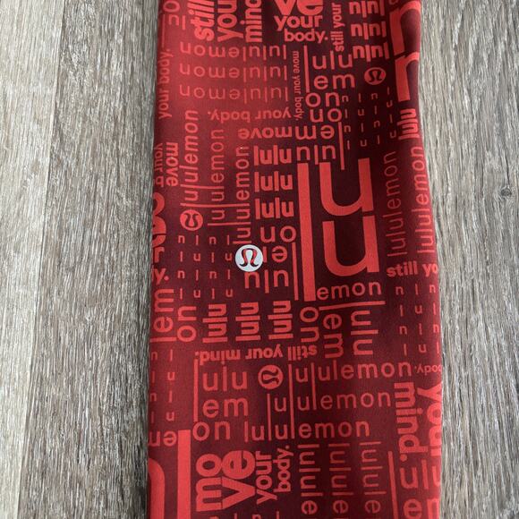 Lululemon Wunder Train Contour Fit High-Rise Tight 25" Ombre Red Multi - Size: 4 - Picture 9 of 9
